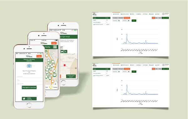 TMR-web and app screenshots