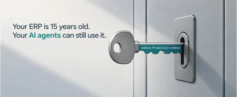 Your ERP is 15 years old. Your AI agents can still use it.